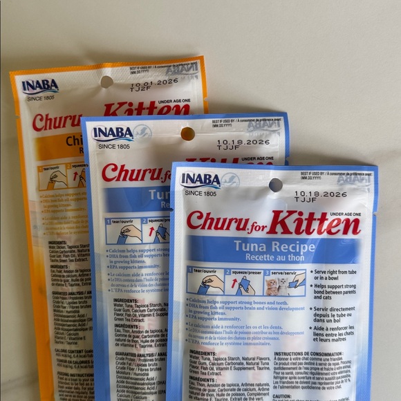 Churu Chicken Varieties Cat Treats and Churu for Kitten Tuna and Chicken Recipe - Picture 4 of 4